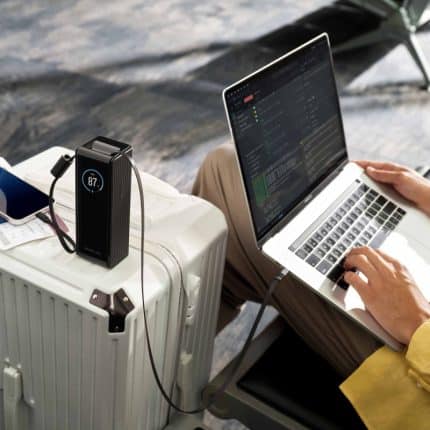 Ecoflow Rapid 25K with integrated cable, black gallery image