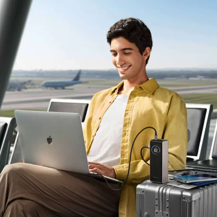 Ecoflow Rapid 25K with integrated cable, silver gallery image