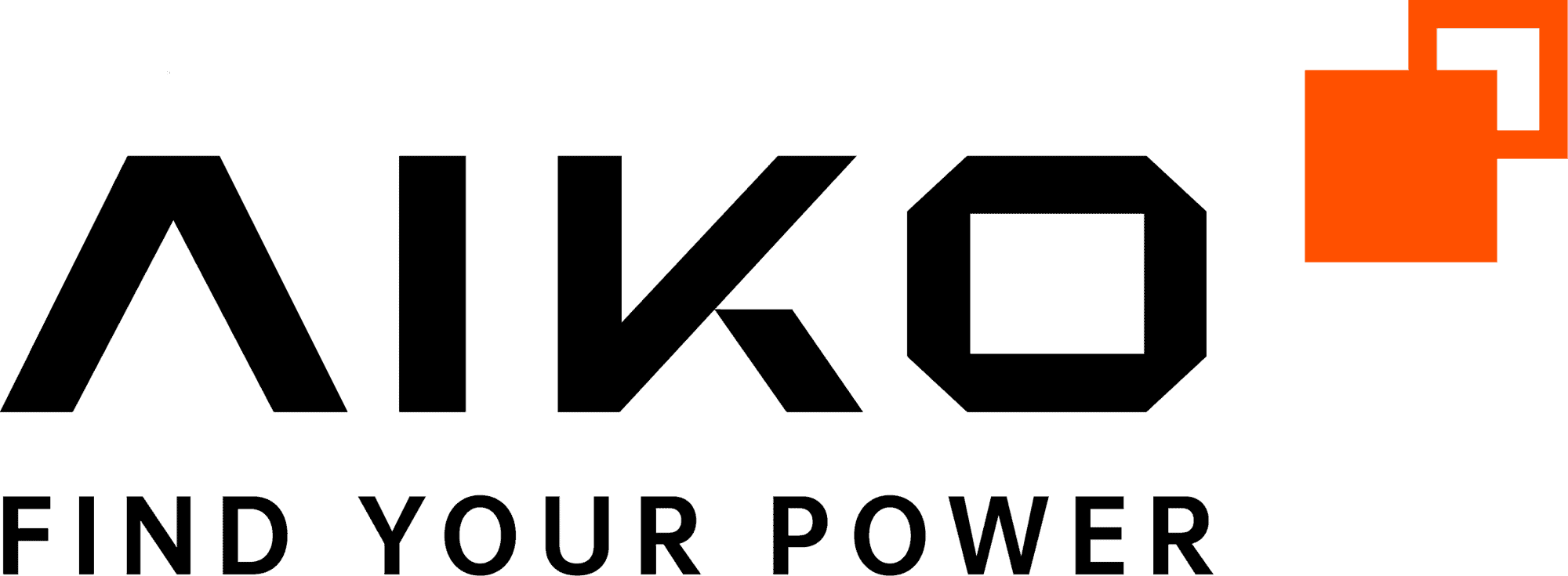 Aiko logo black - 爱旭logo&标语组合_反白_英文_RGB - Ross Crawford - black