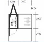 Portable trailer tent with spacious sleeping area and attached awning for outdoor camping comfort.