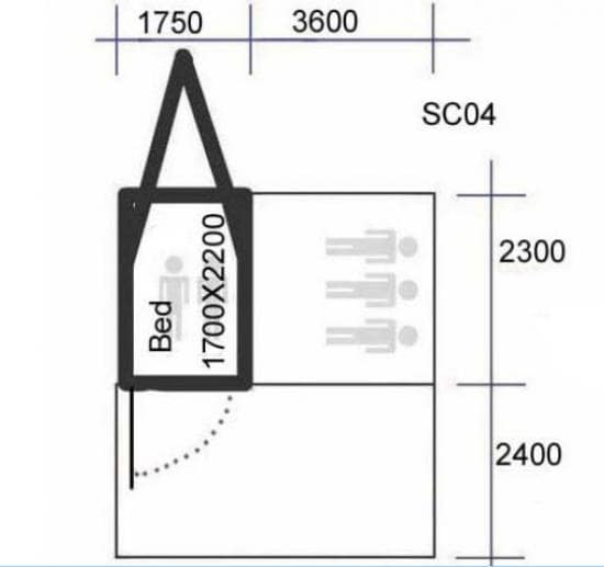 Portable trailer tent with spacious sleeping area and attached awning for outdoor camping comfort.