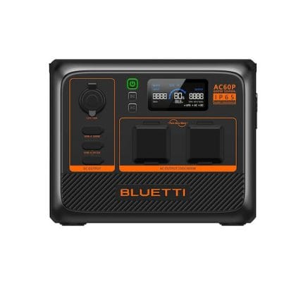 Portable power station for outdoor camping and emergency backup.