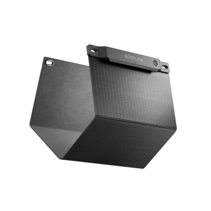 Ecoflow 28W portable solar panel for outdoor power solutions.