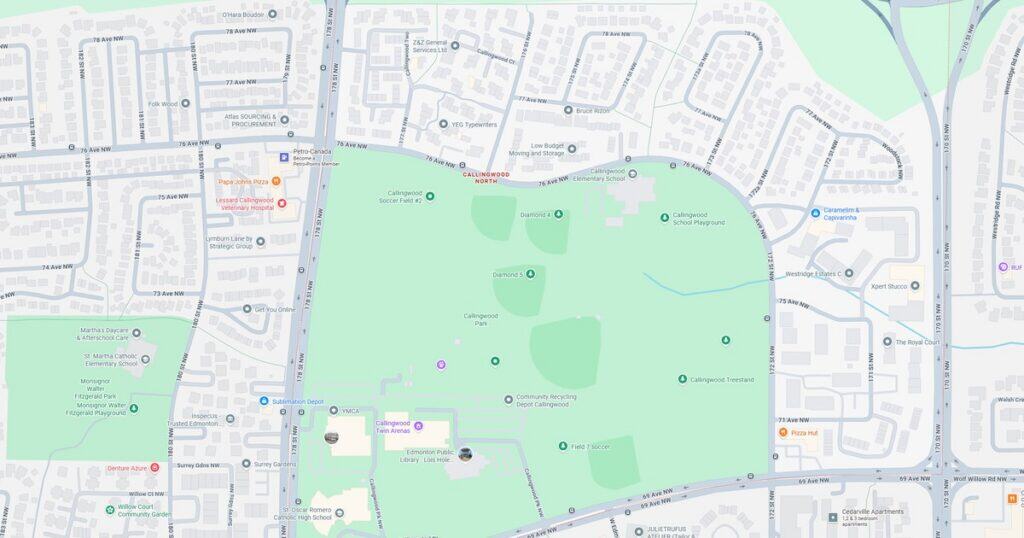 Map of Sunset Park with streets, parks, and landmarks in Brooklyn, NY.