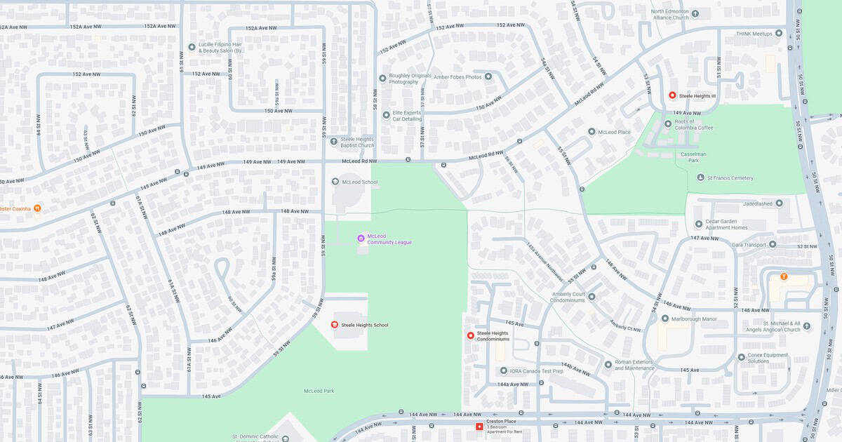 Detailed neighborhood map showing streets, parks, and landmarks for easy navigation and local exploration.