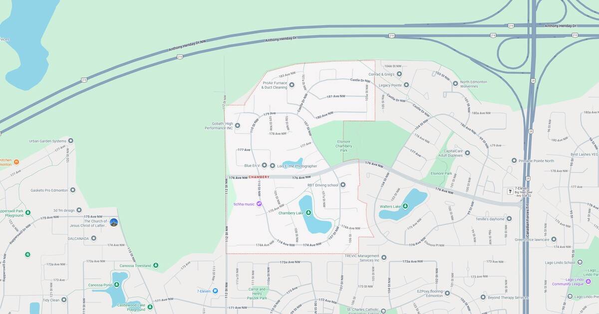 Map of Sunset Valley neighborhood showing streets, parks, and lakes for easy navigation and local exploration.