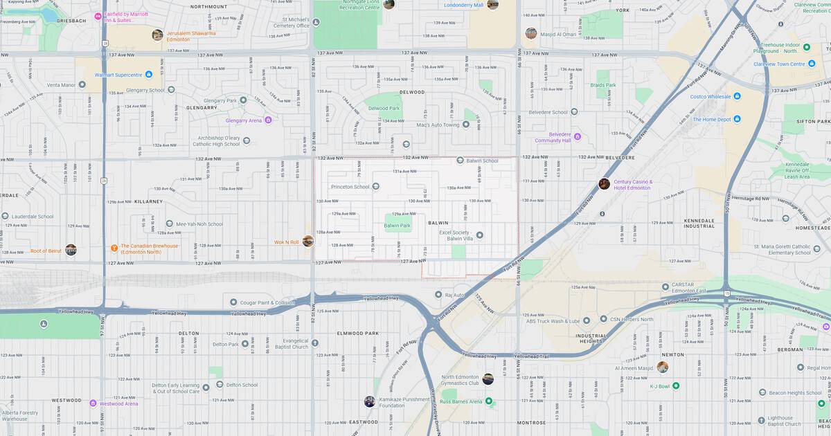 Detailed city map showing streets, highways, parks, and points of interest for navigation and urban planning.