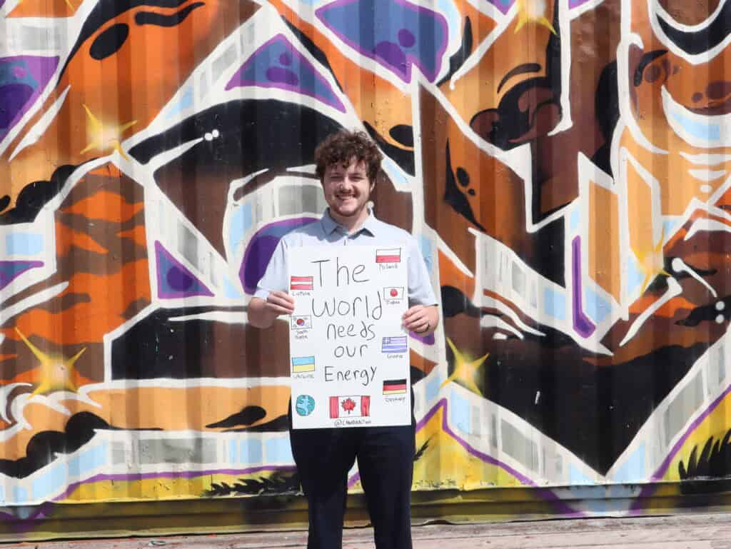 Energy advocacy youth activism promoting sustainable resource development for Canada.