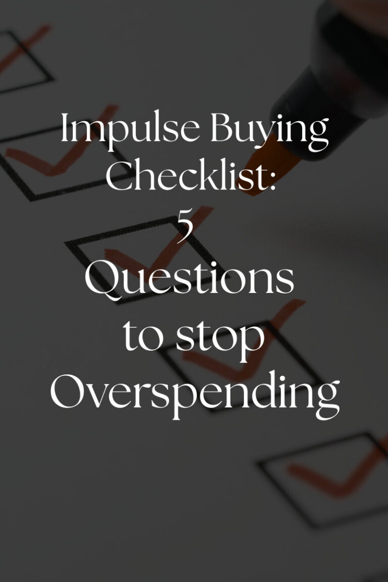 Impulse Buying Checklist: 5 Questions to Stop Overspending