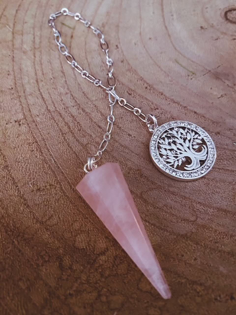 Rose Quartz Dowsing Pendulum