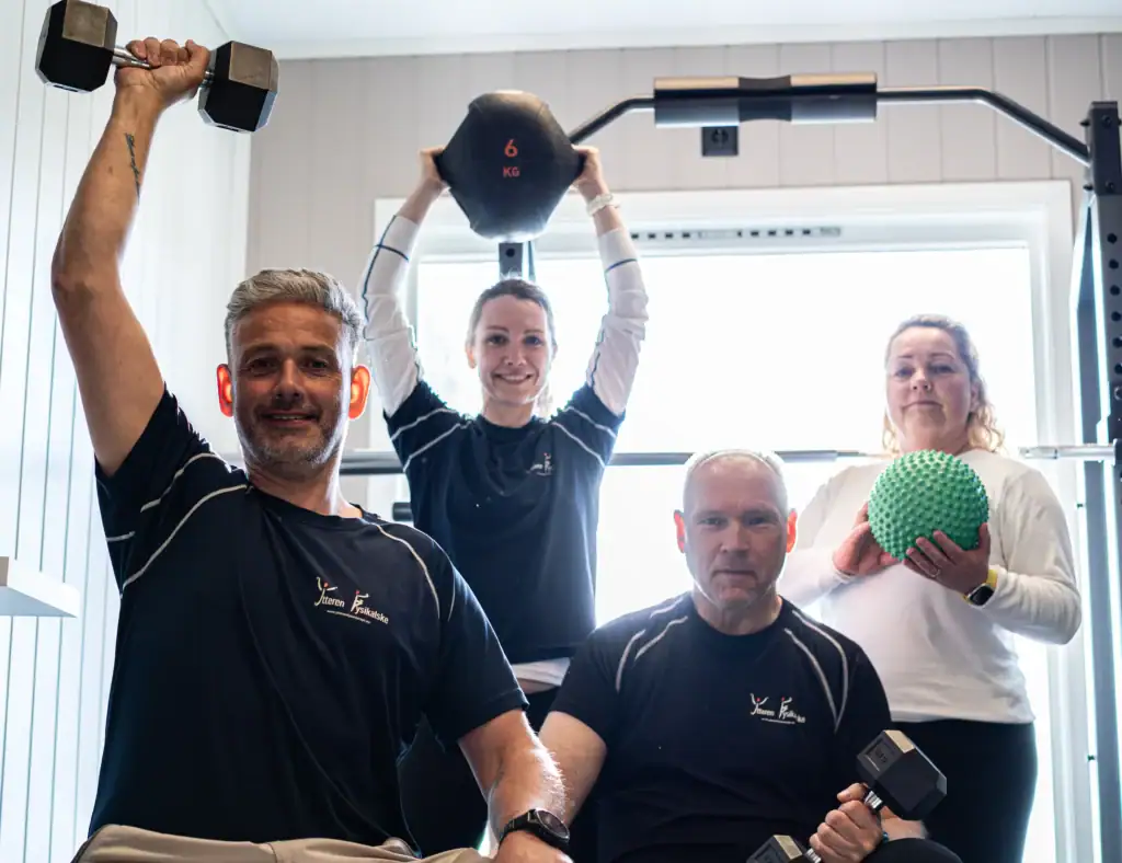 Fysioterapeuter ved Ytteren Fysikalske i gruppetrening