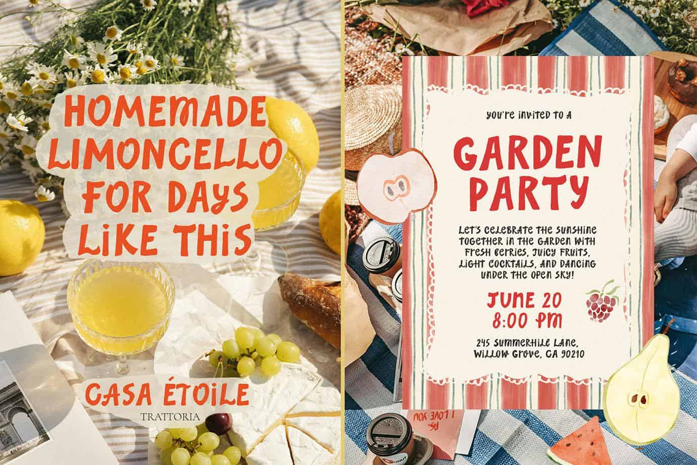 Sunday Picnic Font – Bold Sans Serif Handwritten Mixed Font - Image 2