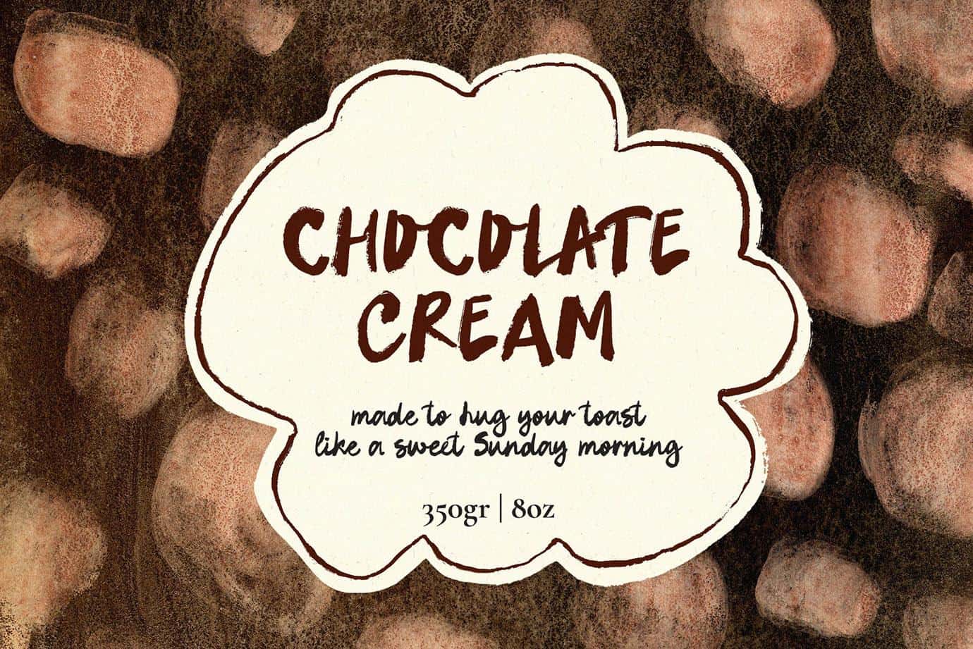 Hidden Morning: bold textured handwritten script font  with retro aesthetic - Image 3