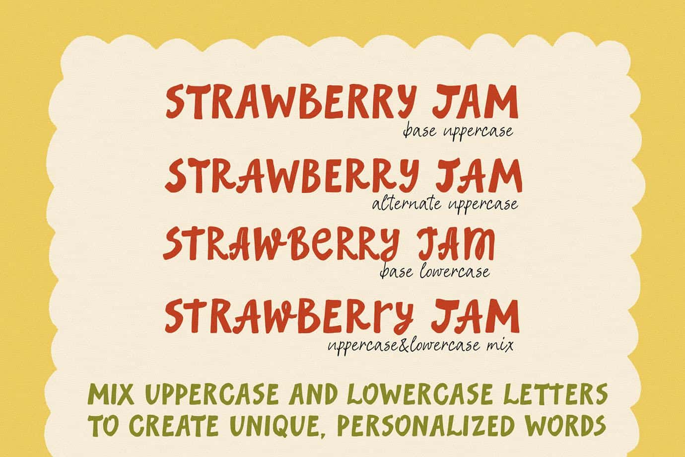 Sunday Picnic Font – Bold Sans Serif Handwritten Mixed Font - Image 4