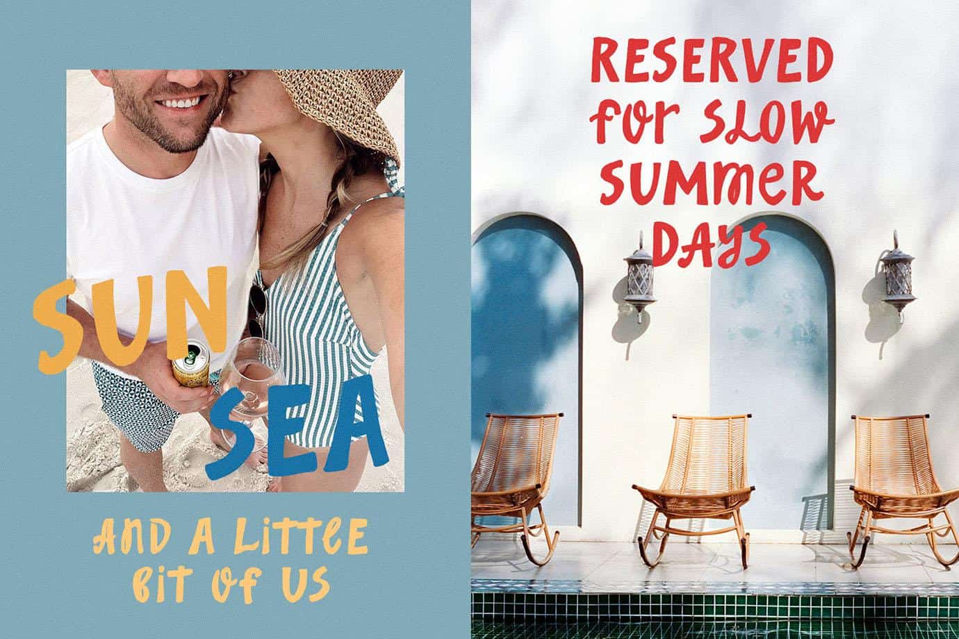 Sunday Picnic Font – Bold Sans Serif Handwritten Mixed Font - Image 5
