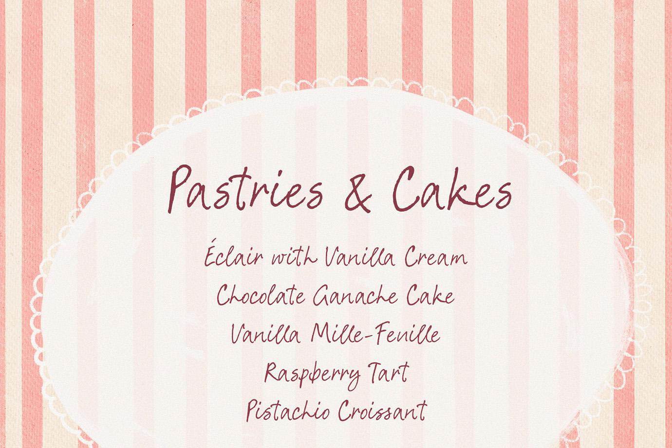 Simple Things - pen ink handwritten script font - Image 8