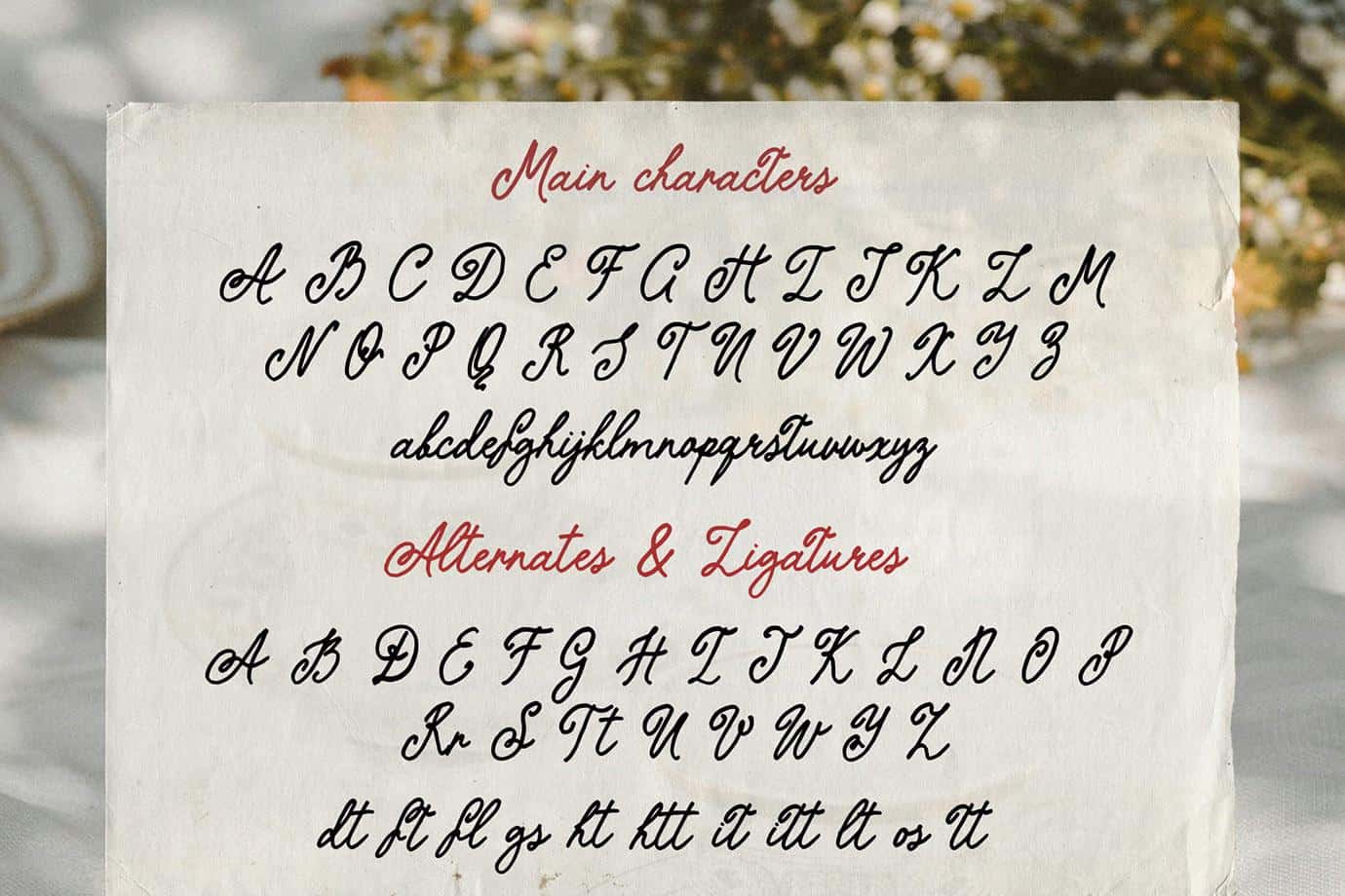 The Softed Touch — Elegant Vintage Script Font for Modern Design - Image 8