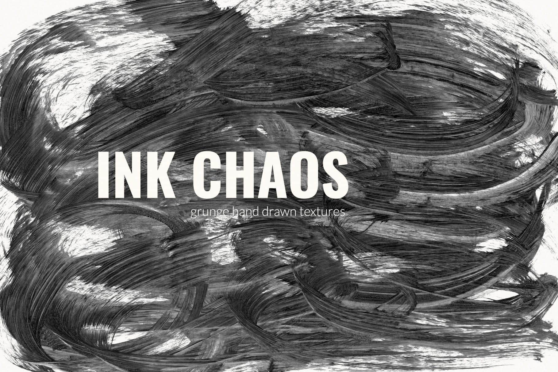 Ink Chaos grunge textures backgrounds scribbles for design - Image 9