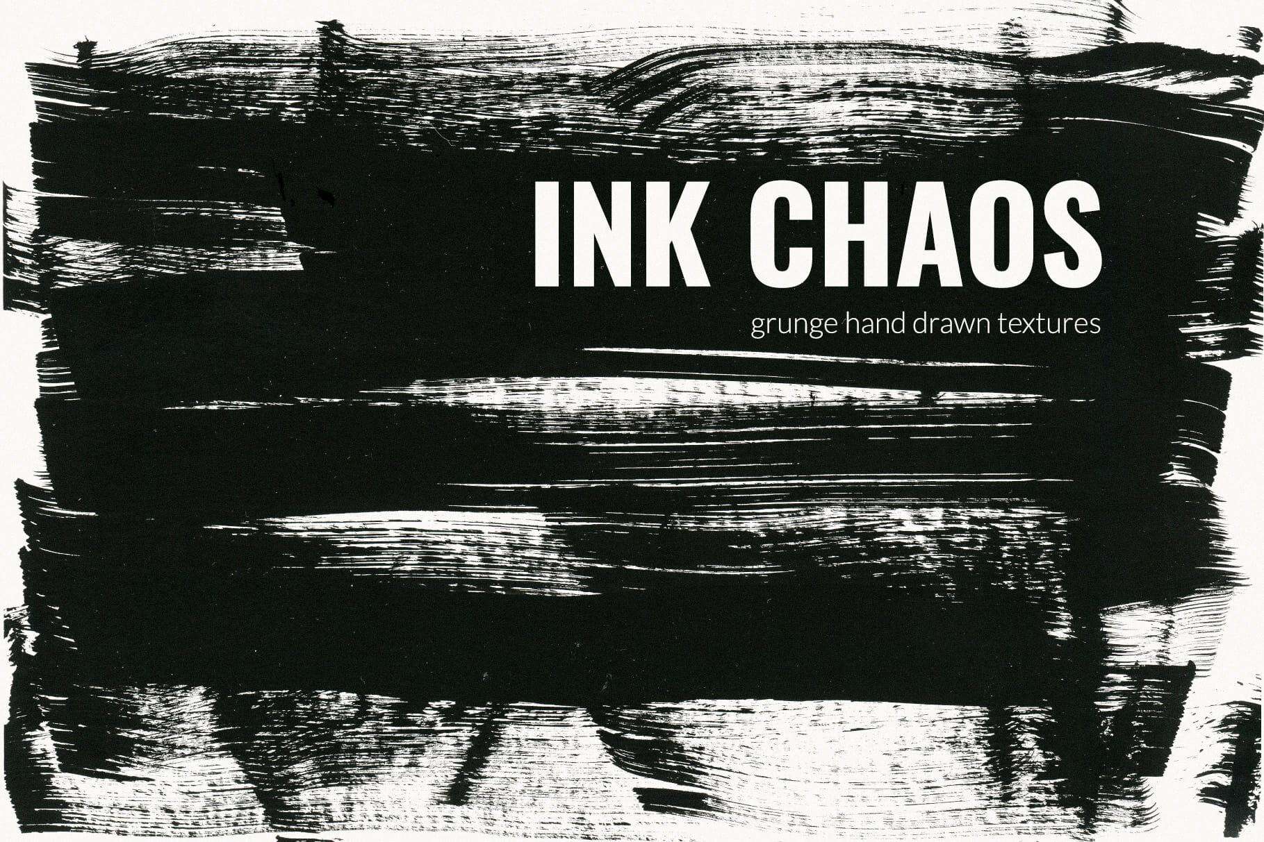 Ink Chaos grunge textures backgrounds scribbles for design - Image 12