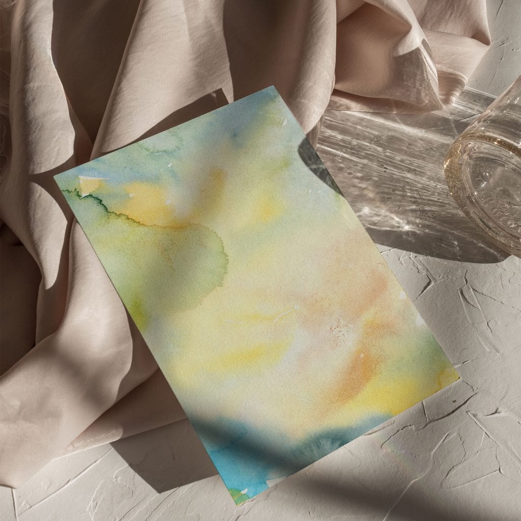 Abstract watercolor texture for overlay and graphic design