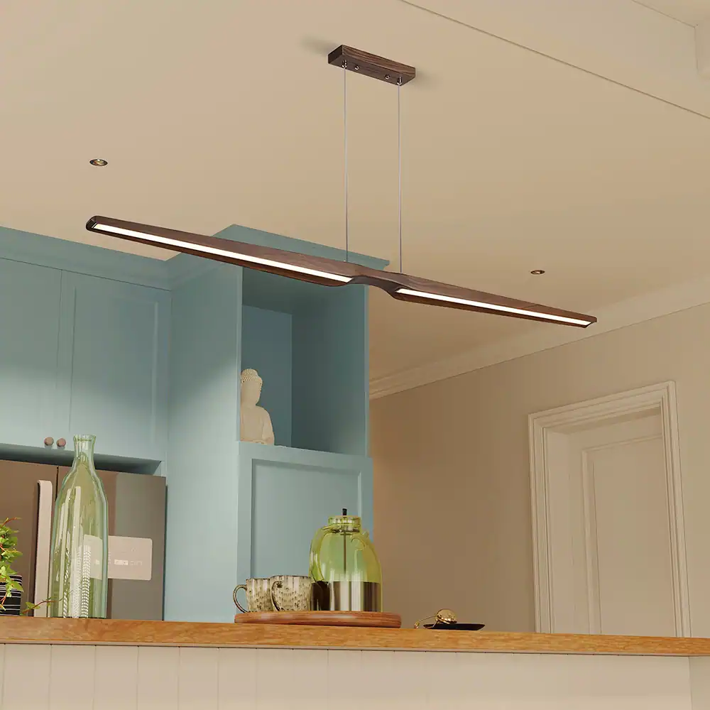 black pendant light living room