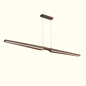 pendant living room light_ wooden