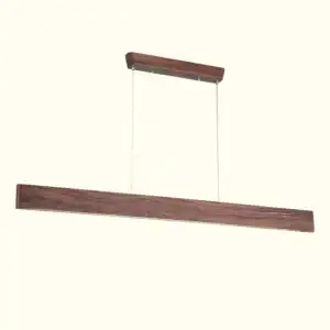 wooden pendant living room light_