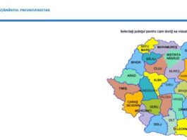 Titularizare 2025 - hartă
