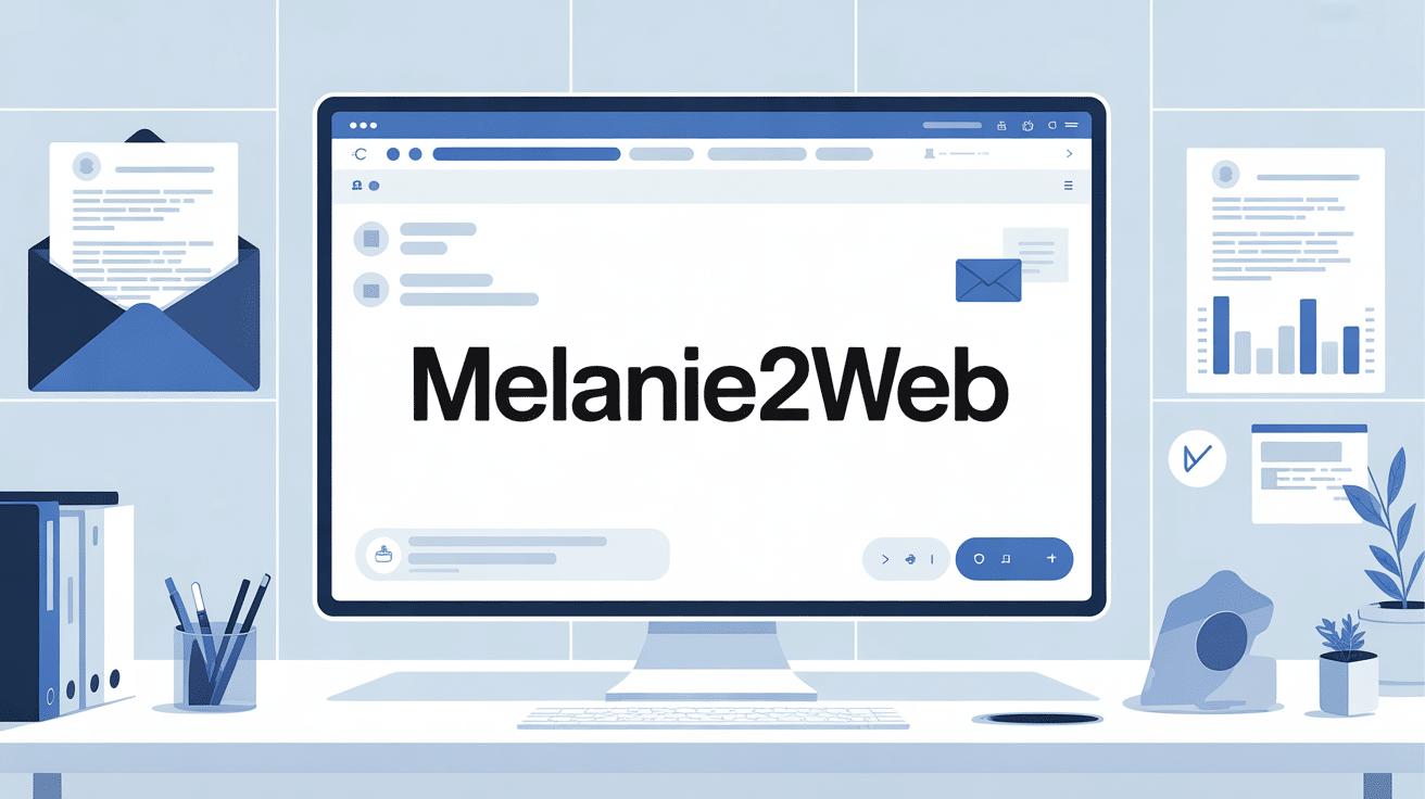 interface melanie2web messagerie sécurisée écran ordinateur