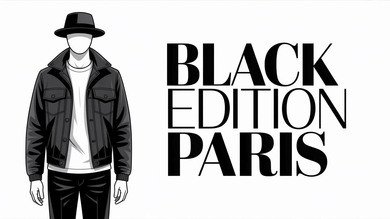 mannequin black edition paris streetwear urbain minimaliste