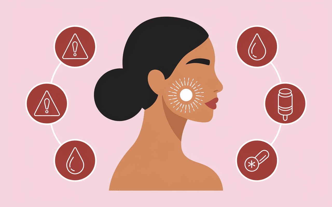 Gomme dépilatoire avis dermatologue infographie précautions peau