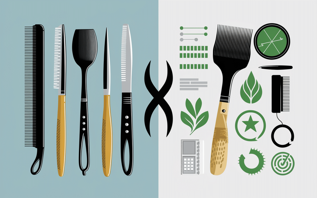 Changements BP coiffure 2024 outils traditionnels et modernes