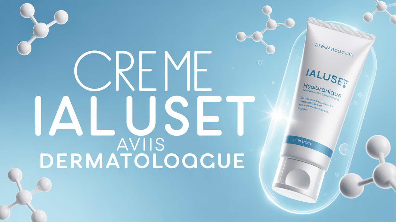 Crème Ialuset avis dermato tube illustration médicale