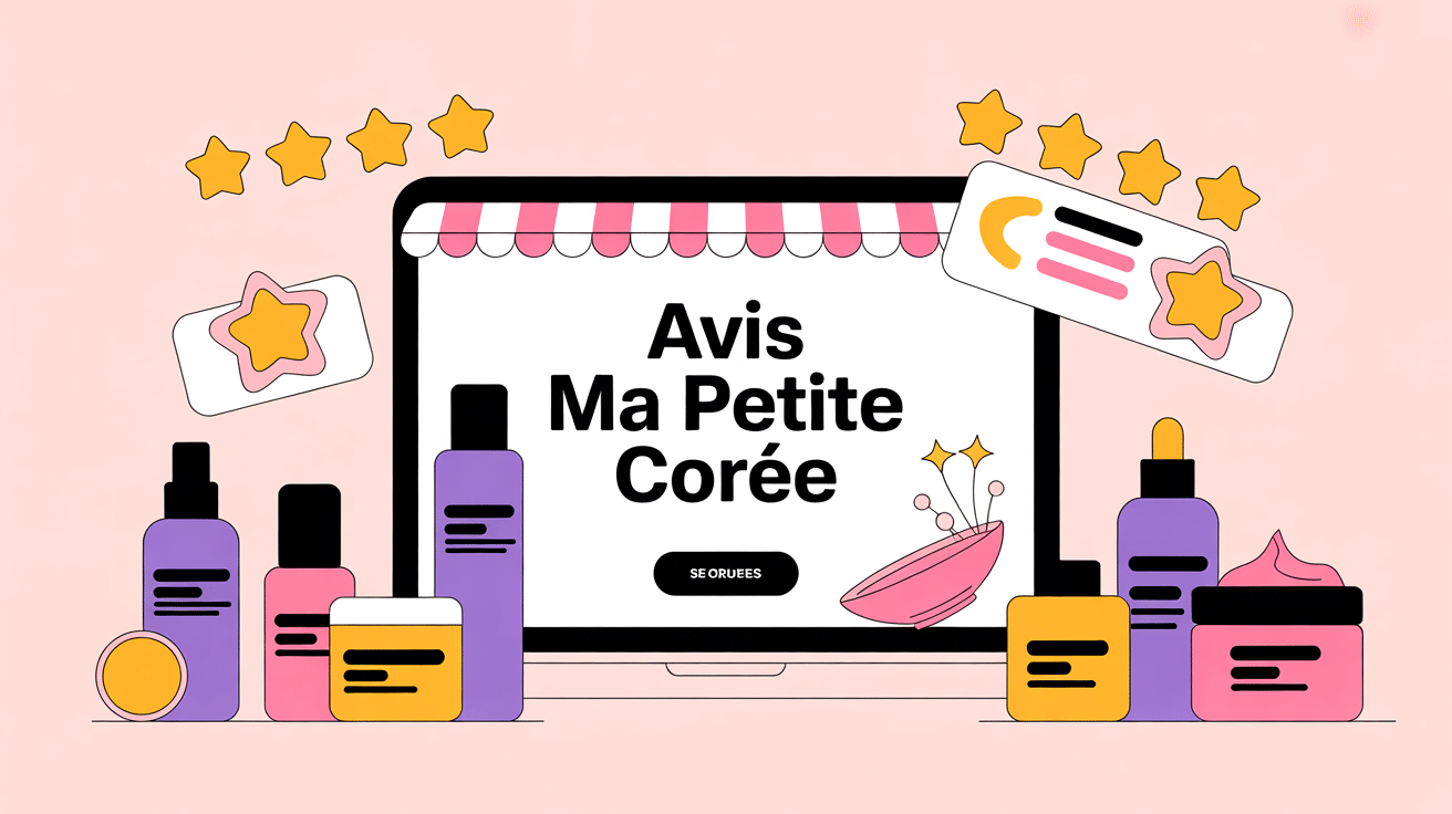 ma petite corée avis boutique cosmétique écran ordinateur