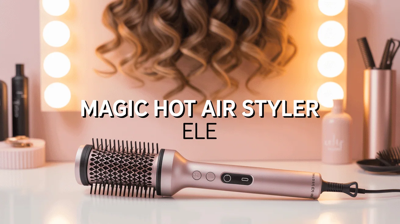 magic hot air styler elle avis brosse soufflante avec accessoires coiffage