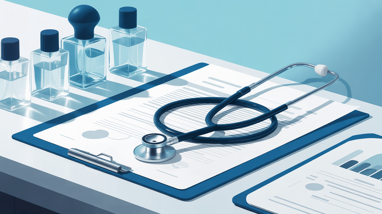 Musc intime avis medecin stethoscope flacons parfum