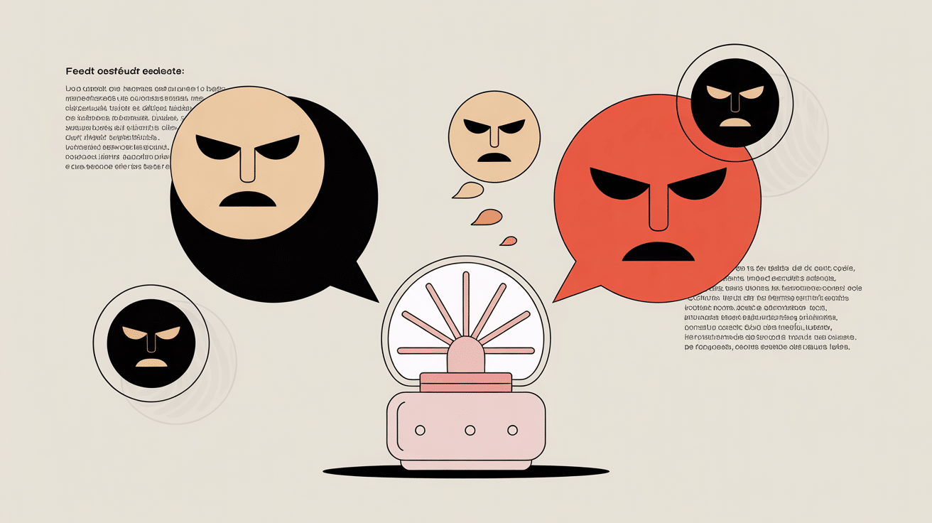 vibraskin avis négatif bulles dialogue symboles négatifs