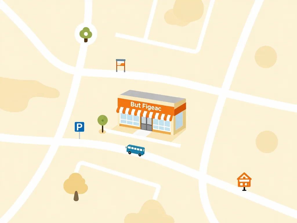 magasin but figeac accès et coordonnées illustration