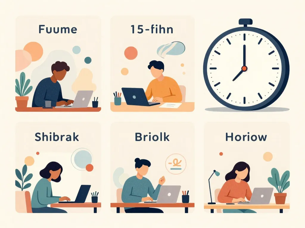 minuteur 15 minutes gestion du temps efficacité