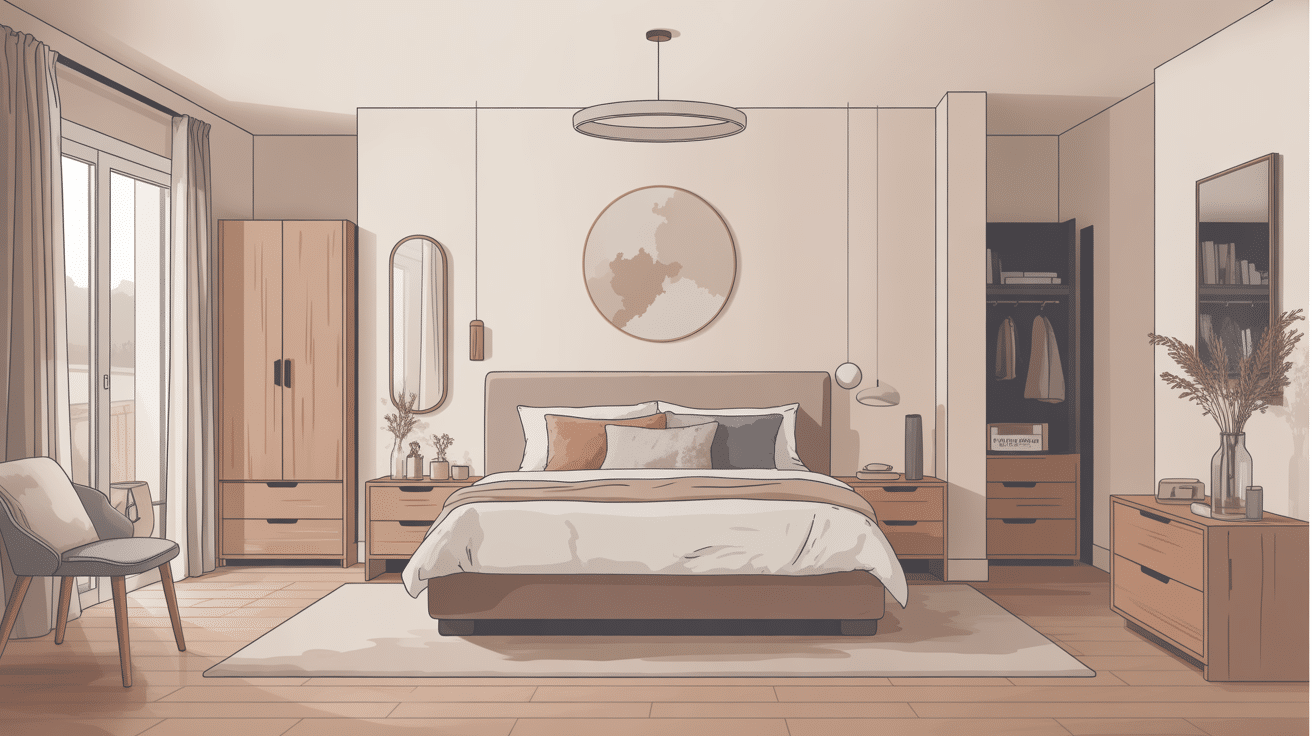 chambre adulte complete 160x200 design harmonieux et lumineux