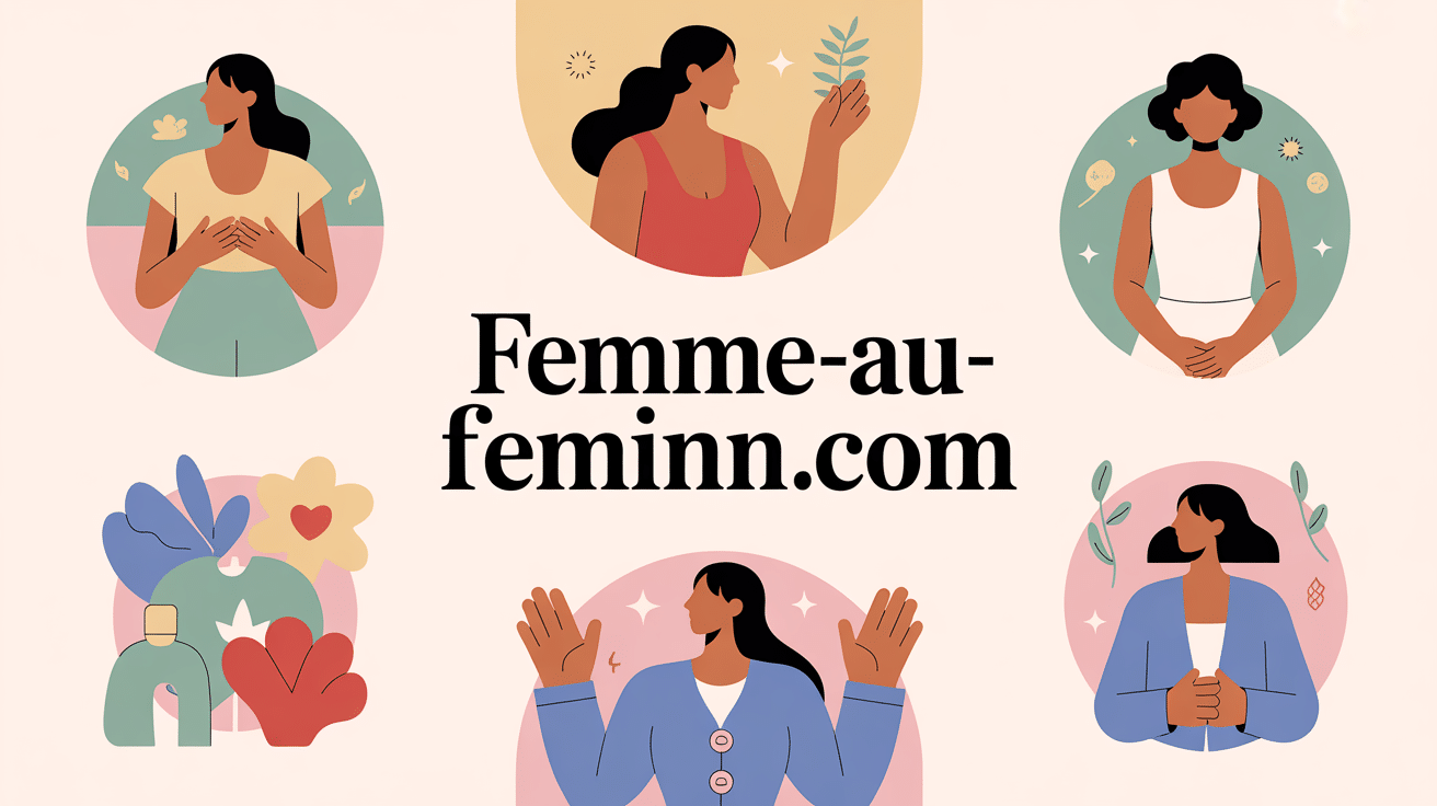 Illustration femme-au-feminin.com diversité bien-être et équilibre