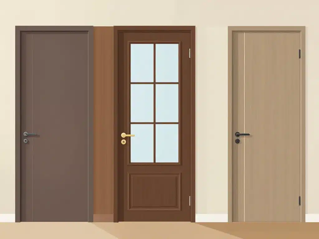 Comparatif porte intérieure phonique types designs