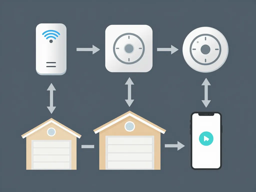 Solutions porte ouvert garage alertes automatiques
