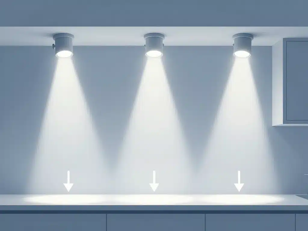 spots cuisine plan de travail installation schéma