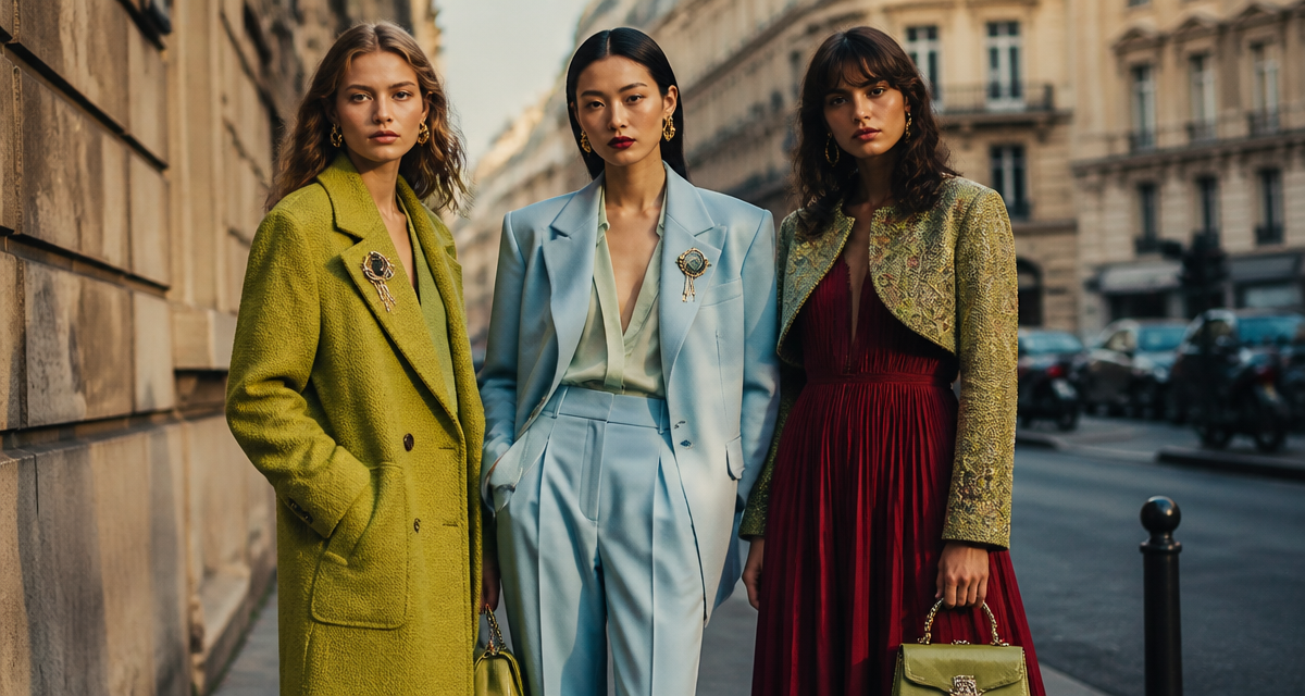 Tendance mode 2025 mannequins maximalisme couleurs
