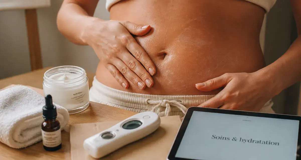 Mark stretch : huile de massage pour vergetures, routine quotidienne