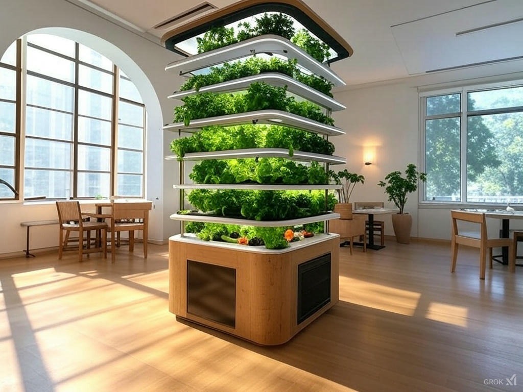 Fria gives more. With high-yield capacity and full-spectrum lighting, this system was made to feed families and nourish communities.