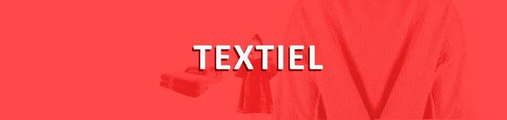 Diverse textielproducten en stoffen bij Zoem.