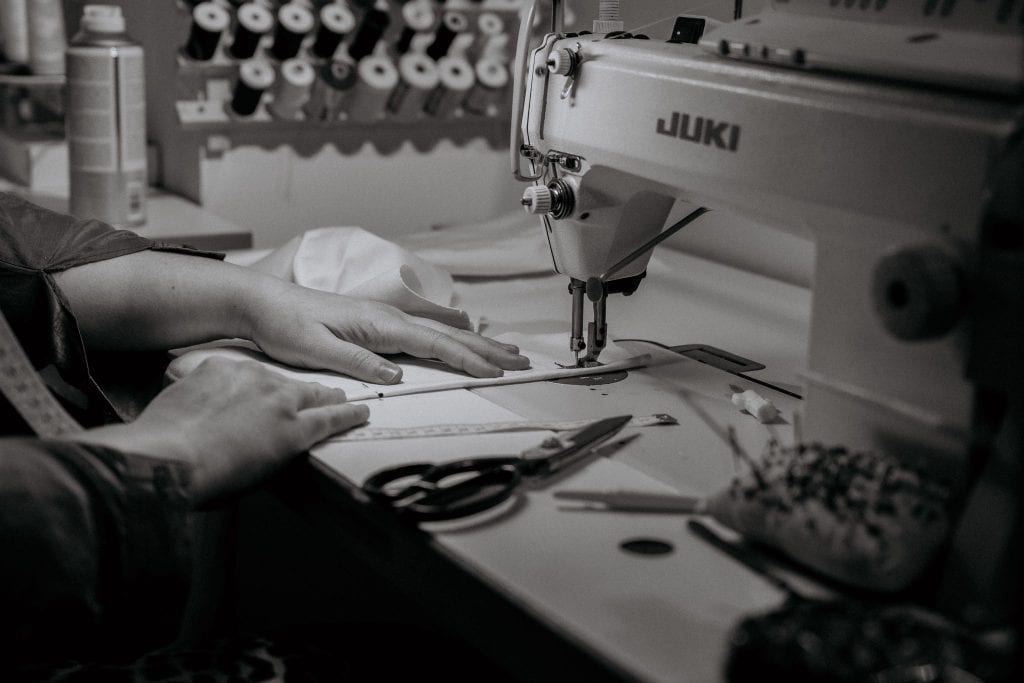 Naailes bij Atelier Zaterdag