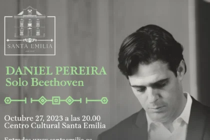 Cartel La Magia del Piano Daniel Pereira Mondoñedo